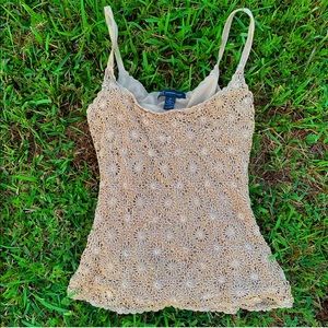 Vintage Beaded Tank Top